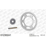 AFAM AFKIT103571 A520XRR3-G 112L Chain & 14-43T Steel Sprocket Kit for Kawasaki Z800 E 13-16