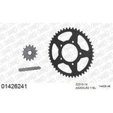 AFAM AFKIT104371 A520XRR3-G 116L Chain & 14-46T Steel Sprocket Kit for Suzuki GSX-S950/1000 15-25