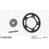 AFAM AFKIT104611 A530XHR2-G 114L Chain & 18-41T Steel Sprocket Kit for Kawasaki Z1000SX/Ninja 11-24