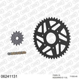 AFAM AFKIT105541 A520XRR3-G 112L Chain & 15-45T Steel Sprocket Kit for Ducati 800 Scrambler 15-21