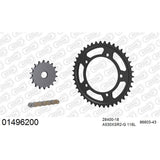 AFAM AFKIT105821 A530XSR2-G 118L Chain & 18-43T Steel Sprocket Kit for Ducati Supersport 950 17-23