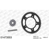 AFAM AFKIT105831 A525XMR3 118L Chain & 15-47T Steel Sprocket Kit for Ducati 1200/1260 Multistrada 16-20