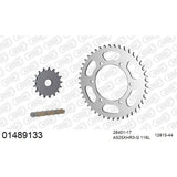 AFAM AFKIT107651 A525XHR3-G 116L Chain & 17-44T Steel Sprocket Kit for KTM 790/890 Duke 18-23