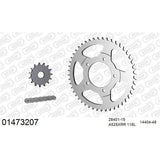 AFAM AFKIT107731 A525XMR3 118L Chain & 15-48T Steel Sprocket Kit for KTM RC 390 14-21