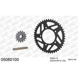 AFAM AFKIT107961 A520XHR2-G 104L Chain & 15-46T Steel Sprocket Kit for Triumph Bonneville 900 Models 16-25
