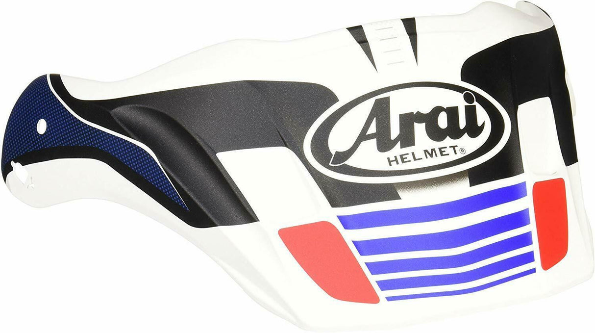 Arai Replacement Peak Vision Red/White for XD-4 Helmets