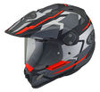 Arai XD-4 Depart Matte Grey/Red Helmet - EasyR