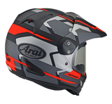 Arai XD-4 Depart Matte Grey/Red Helmet - EasyR