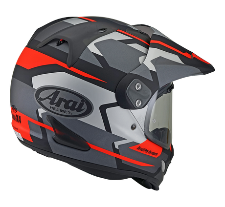 Arai XD-4 Depart Matte Grey/Red Helmet - EasyR