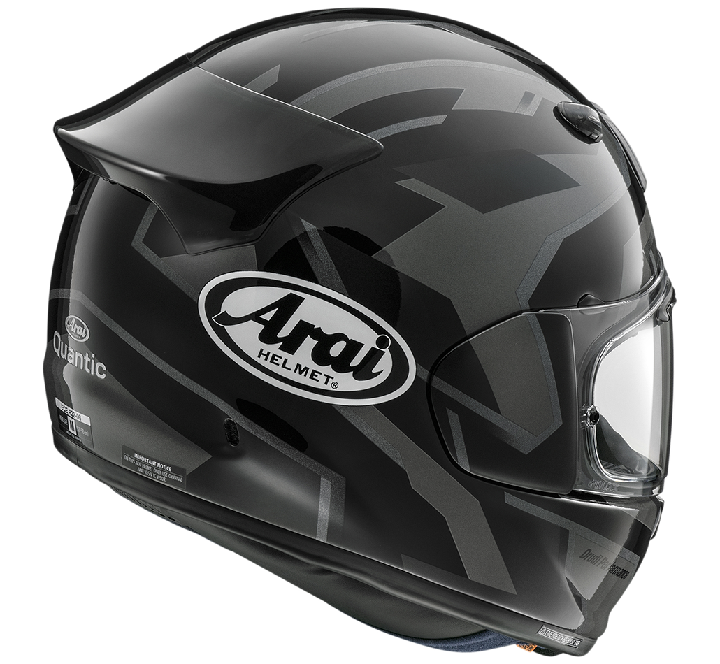 Arai Quantic Robotik Black Helmet [XL][INTERNAL]