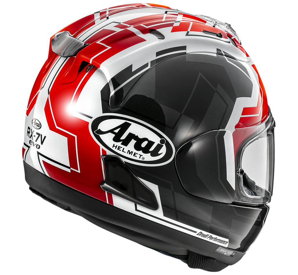 Arai RX-7V EVO Jonathan Rea 65 Red Helmet