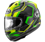 Arai RX-7V EVO RSW Green Helmet