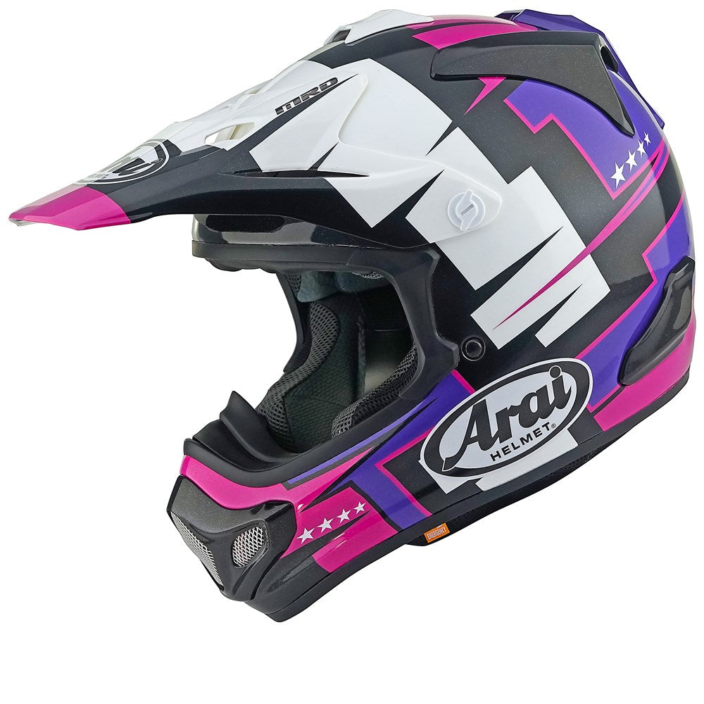 Arai MX-V EVO Battle Purple Helmet