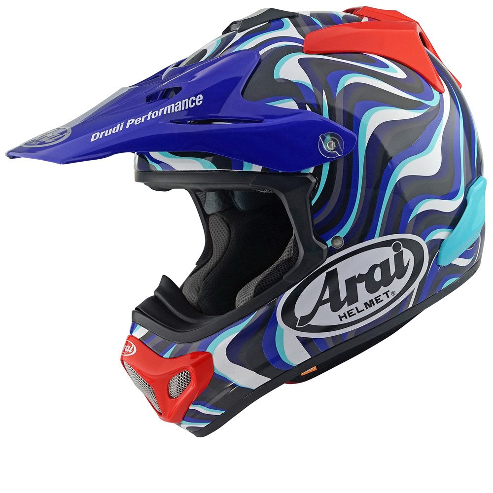 Arai MX-V EVO Stream Blue Helmet