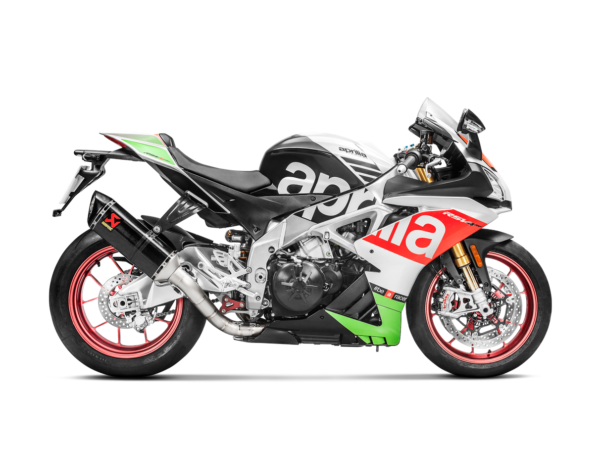 Akrapovic Evolution Line Carbon Exhaust System w/Carbon End Cap for Aprilia RSV4 15-20