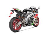 Akrapovic Evolution Line Carbon Exhaust System w/Carbon End Cap for Aprilia RSV4 15-20