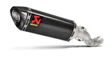 Akrapovic Slip-On Line Carbon Muffler System w/Carbon End Cap for Aprilia RSV4/Tuono V4 21-Up