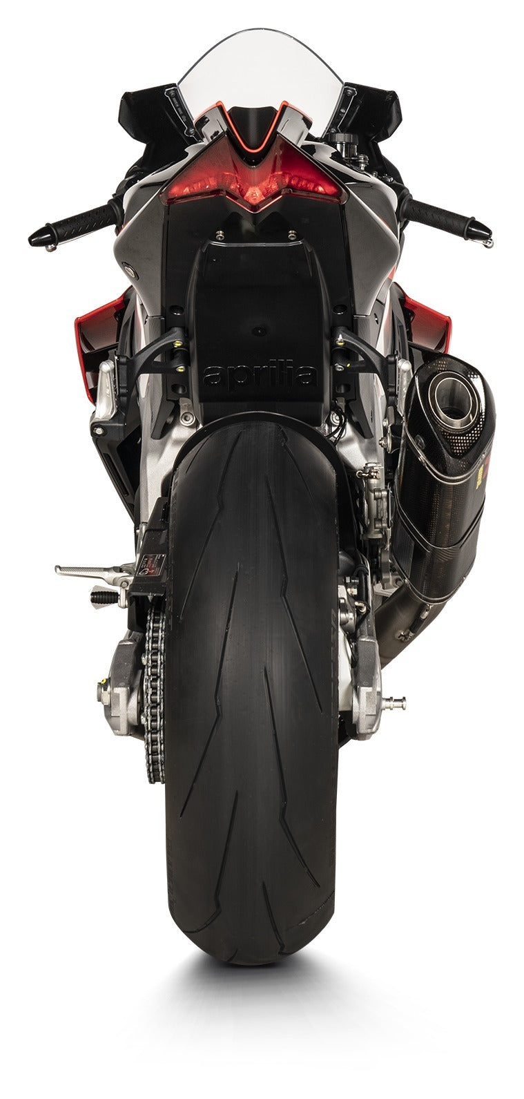 Akrapovic Slip-On Line Carbon Muffler System w/Carbon End Cap for Aprilia RSV4/Tuono V4 21-Up