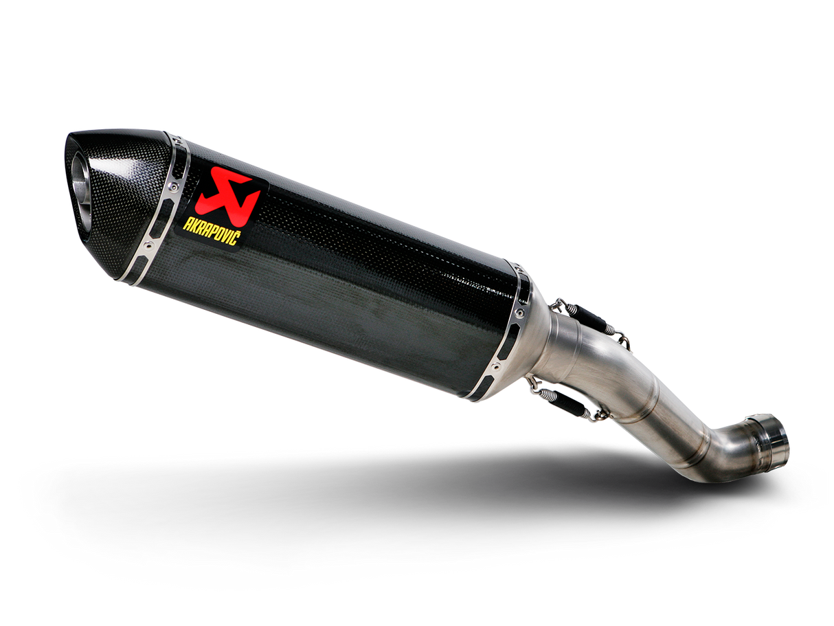 Akrapovic Slip-On Line Carbon Muffler System w/Carbon End Cap for Aprilia RSV4 09-14/Tuono V4 11-16