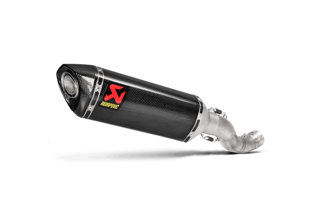 Akrapovic Slip-On Line Carbon Muffler System w/Carbon End Cap for Aprilia RSV4/Tuono V4 17-20