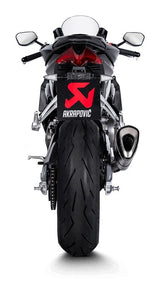 Akrapovic Racing Line Carbon Exhaust System w/Carbon End Cap for Aprilia RS 660 21-Up