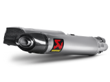 Akrapovic Slip-On Line Titanium Muffler System w/Carbon End Cap for Aprilia Shiver 750/GT 10-16