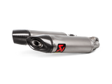 Akrapovic Slip-On Line Titanium Muffler System w/Carbon End Cap for Aprilia Shiver 900 17-20