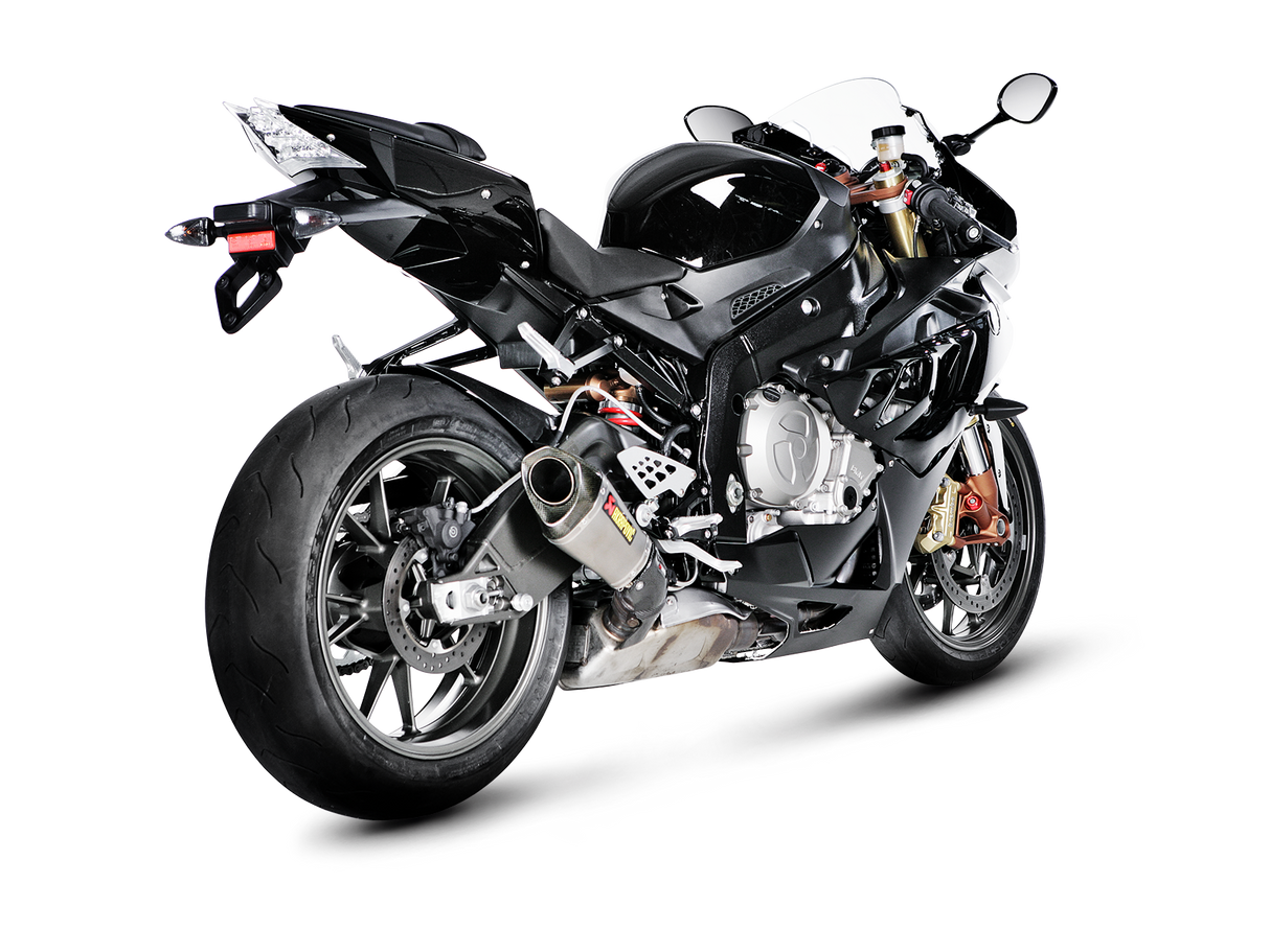 Akrapovic Slip-On Line Titanium Muffler System w/Carbon End Cap for BMW S 1000 R/M 1000 R 14-16/S 1000 RR/M 1000 RR 10-14