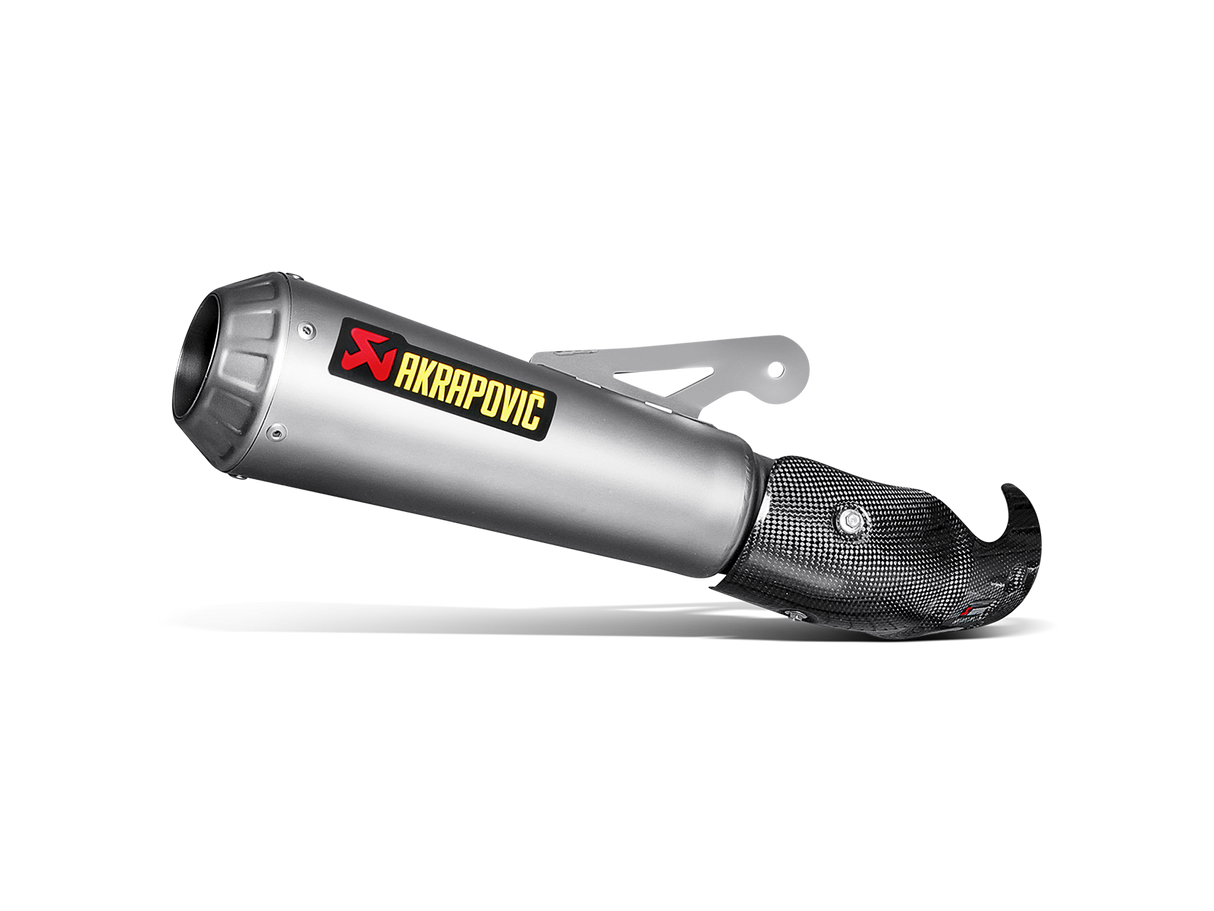 Akrapovic Slip-On Line Titanium Muffler System w/Titanium End Cap for BMW S 1000 R/M 1000 R 14-16/S 1000 RR/M 1000 RR 10-14