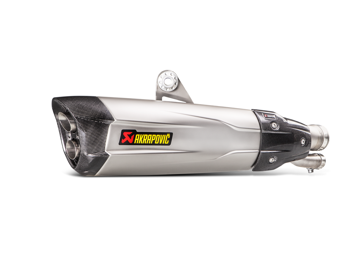 Akrapovic Slip-On Line Titanium Muffler System w/Carbon End Cap for BMW S 1000 RR/M 1000 RR 17-18