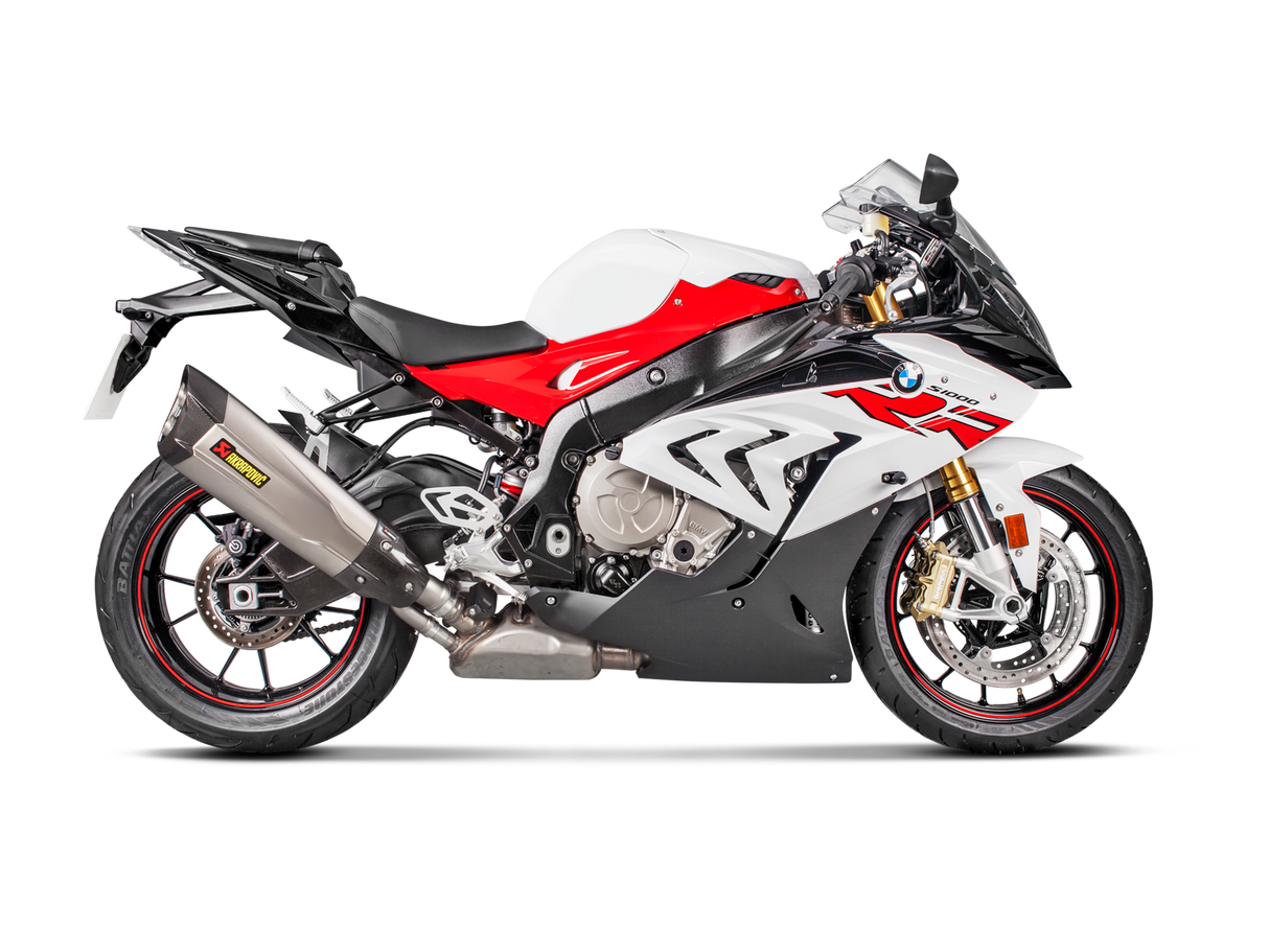 Akrapovic Slip-On Line Titanium Muffler System w/Carbon End Cap for BMW S 1000 RR/M 1000 RR 17-18