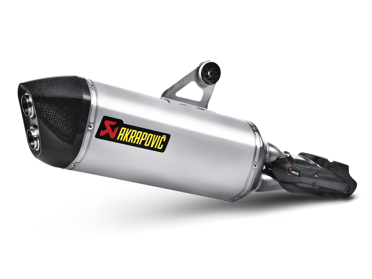 Akrapovic Slip-On Line Titanium Muffler System w/Carbon End Cap for BMW R 1200 GS 13-16