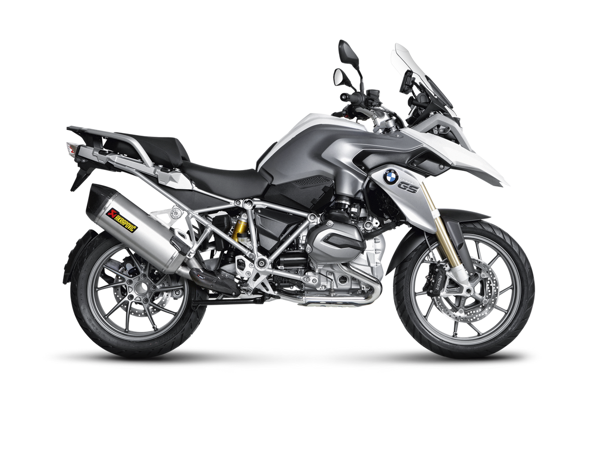 Akrapovic Slip-On Line Titanium Muffler System w/Carbon End Cap for BMW R 1200 GS 13-16