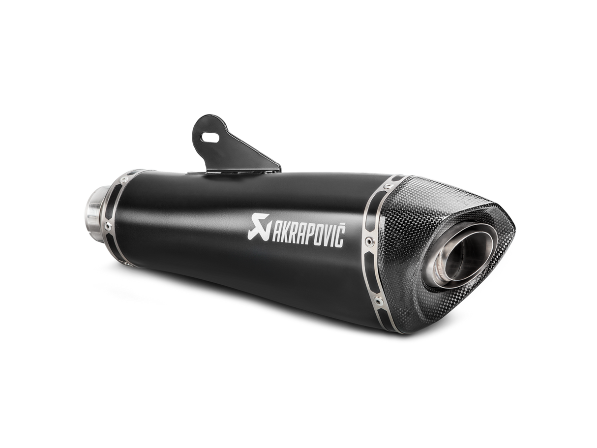 Akrapovic Slip-On Line Black Titanium Muffler System w/Carbon End Cap for BMW R NineT 14-23/R NineT Racer 17-23