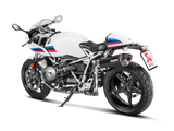 Akrapovic Slip-On Line Black Titanium Muffler System w/Carbon End Cap for BMW R NineT 14-23/R NineT Racer 17-23