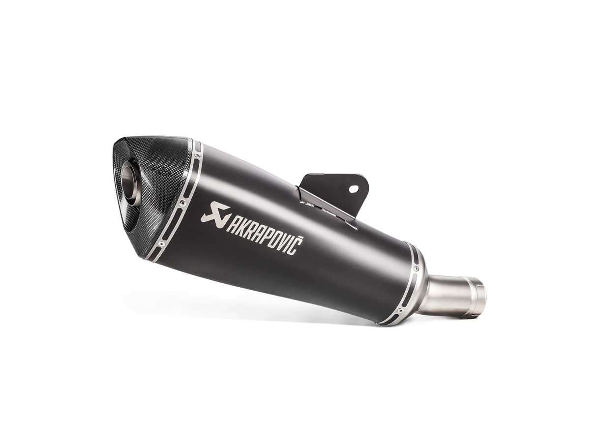 Akrapovic Slip-On Line Black Titanium Muffler System w/Carbon End Cap for BMW R 1200 R 15-18