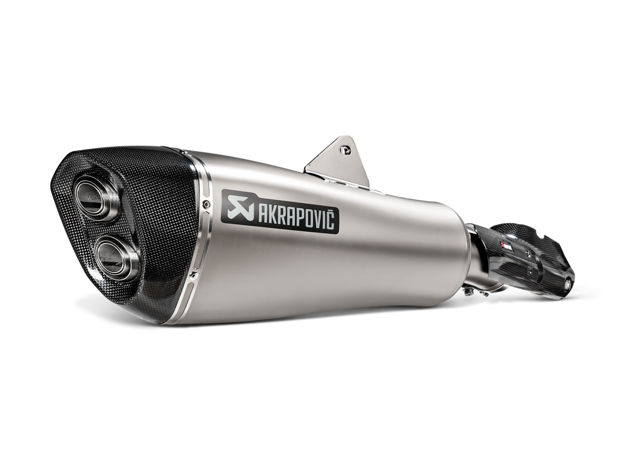 Akrapovic Slip-On Line Titanium Muffler System w/Carbon End Cap for BMW R 1250 RT 19-Up