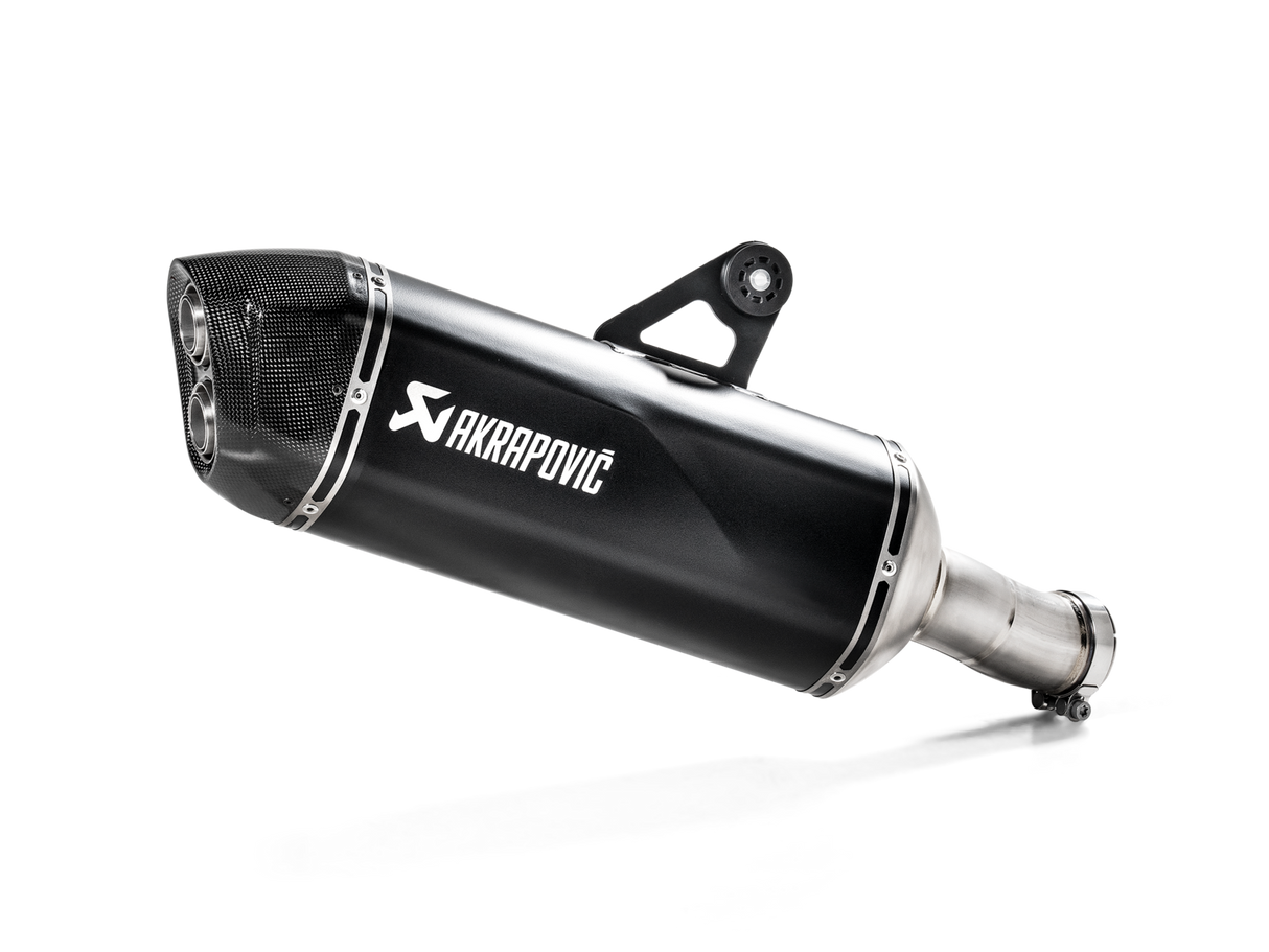 Akrapovic Slip-On Line Black Titanium Muffler System w/Carbon End Cap for BMW R 1250 GS/R 1250 GS Adventure 19-23