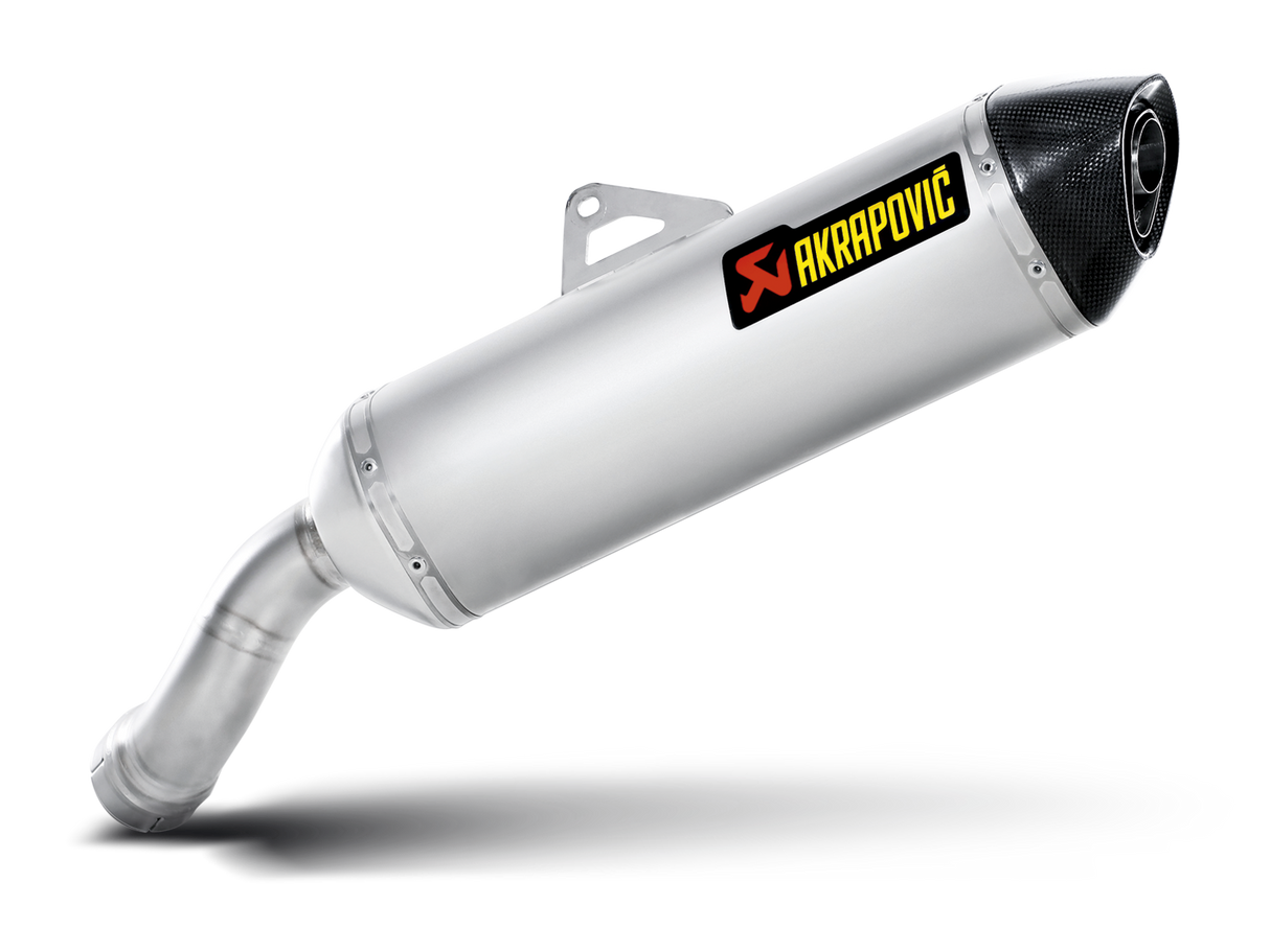 Akrapovic Slip-On Line Titanium Muffler System w/Carbon End Cap for BMW R 1200 GS 10-12/R 1200 GS Adventure 10-13