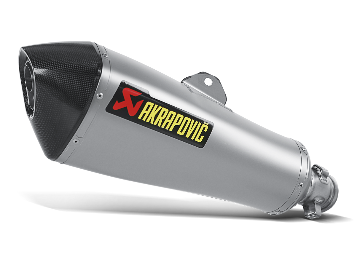 Akrapovic Slip-On Line Titanium Muffler System w/Carbon End Cap for BMW K 1300 R 09-15/K 1300 S 09-15