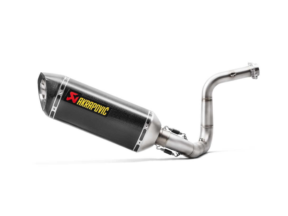 Akrapovic Racing Line Carbon Exhaust System w/Carbon End Cap for BMW G 310 GS/G 310 R 17-Up