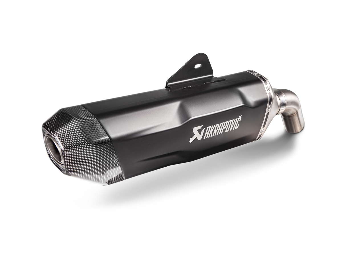 Akrapovic Slip-On Line Black Titanium Muffler System w/Carbon End Cap for BMW F 850 GS/F 850 GS Adventure 18-23