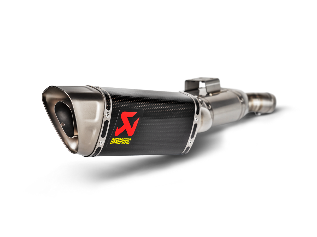 Akrapovic Slip-On Line Carbon Muffler System w/Titanium End Cap for BMW F 900 R/F 900 XR 20-Up