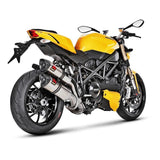 Akrapovic Slip-On Line Carbon Muffler System w/Carbon End Cap for Ducati Streetfighter 09-11/Streetfighter 848 11-15