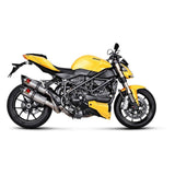 Akrapovic Slip-On Line Carbon Muffler System w/Carbon End Cap for Ducati Streetfighter 09-11/Streetfighter 848 11-15