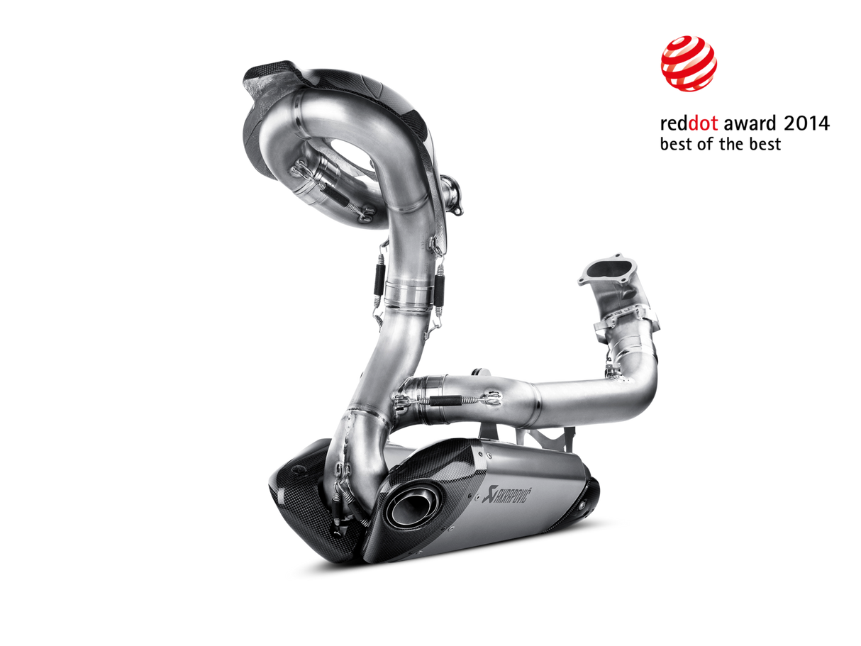 Akrapovic Evolution Line Titanium Exhaust System w/Carbon End Cap for Ducati 899 Panigale 14-15/1199 Panigale 12-14