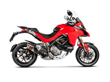 Akrapovic Slip-On Line Titanium Muffler System w/Titanium End Cap & Heat Shield for Ducati Multistrada 1200 S 15-17