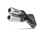 Akrapovic Slip-On Line Titanium Muffler System w/Titanium End Cap & Carbon Heat Shield for Ducati Multistrada 950/950 S/V2/V2 S 17-20/1200 Enduro 17-1