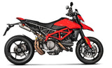 Akrapovic Slip-On Line Titanium Muffler System w/Titanium End Cap for Ducati Hypermotard 950/950 SP 19-Up