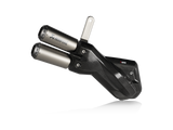 Akrapovic Slip-On Line Titanium Muffler System w/Titanium End Cap & Heat Shield for Ducati Multistrada 950/950 S/V2/V2 S 17-Up